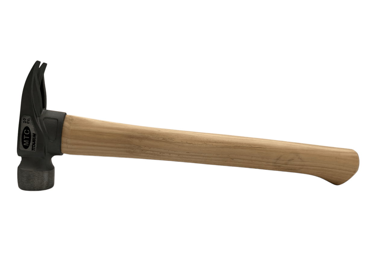 14'' Titanium Head O Nose Finish Head  Wood Handle