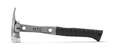 14" Titanium Handle D Nose Smooth Face Black Curved Grip