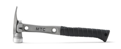 14" Titanium Handle O Nose Smooth Face Black Curved Grip