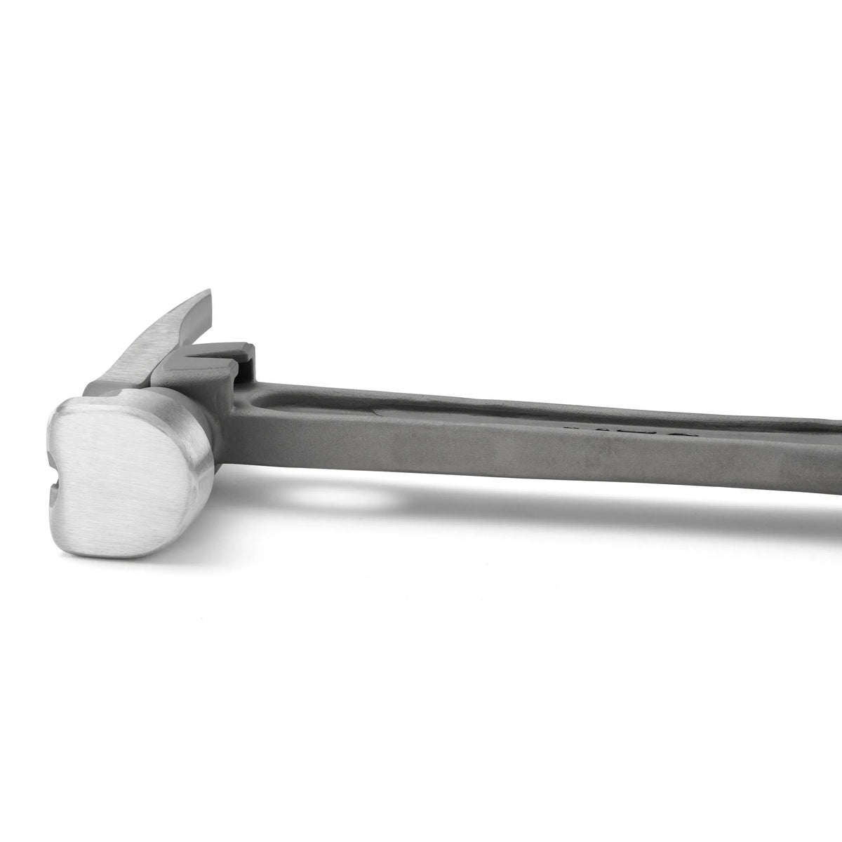 16" Titanium Handle D Nose Smooth Face Black Curved Grip.
