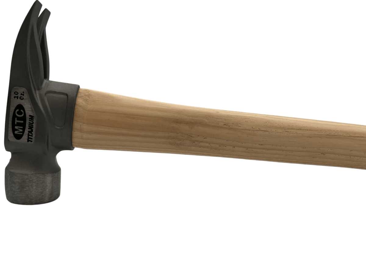 14'' Titanium Head O Nose Finish Head  Wood Handle