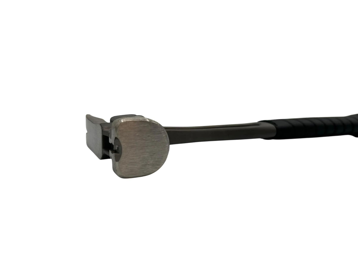 14" Titanium Handle D Nose Smooth Face Black Curved Grip