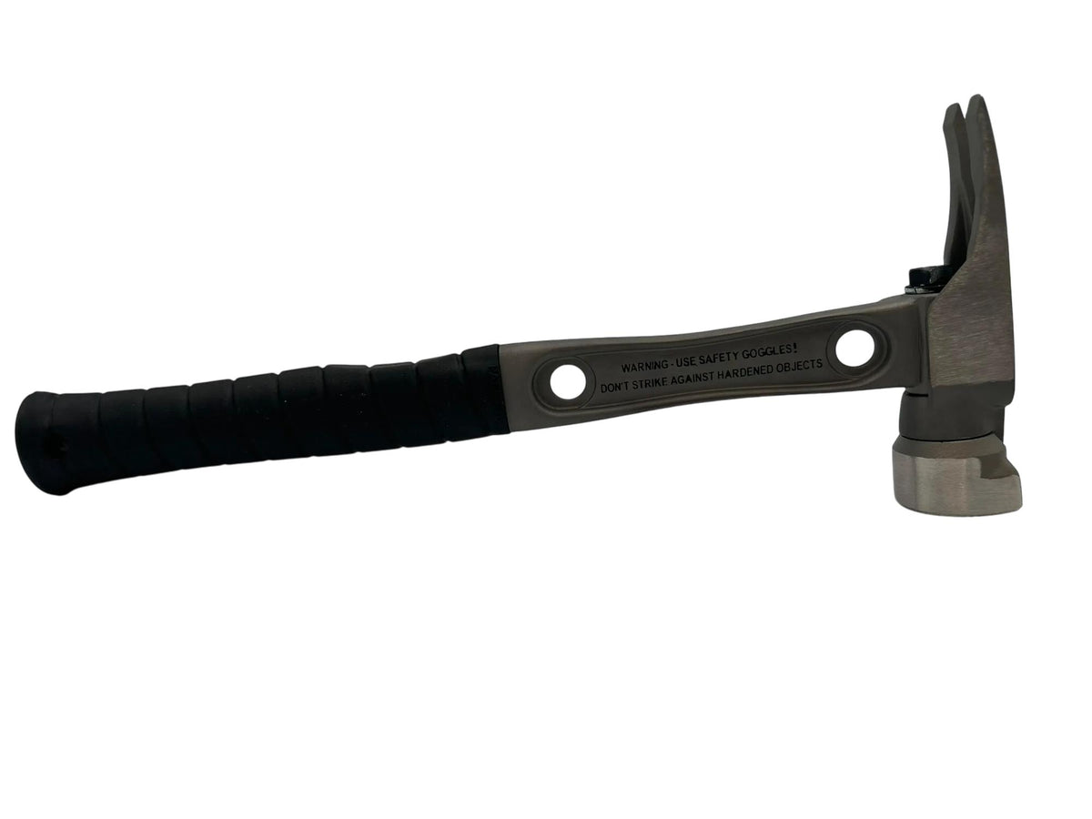 14" Titanium Handle D Nose Smooth Face Black Curved Grip