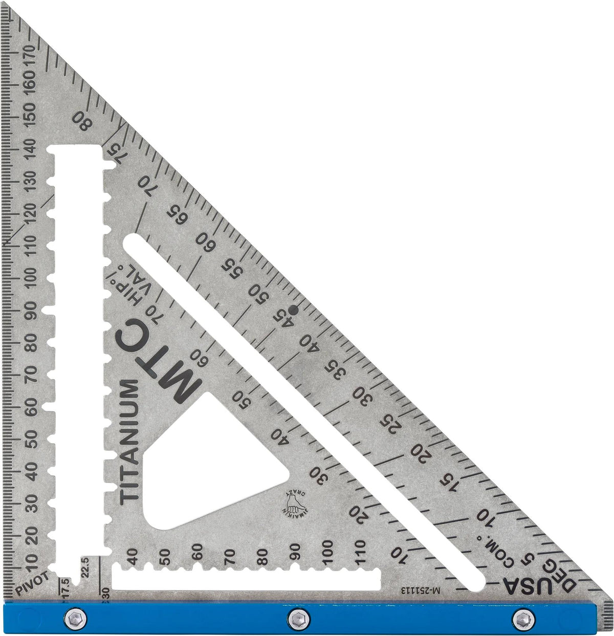 Titanium Rapid Square - Blue Heel - Metric