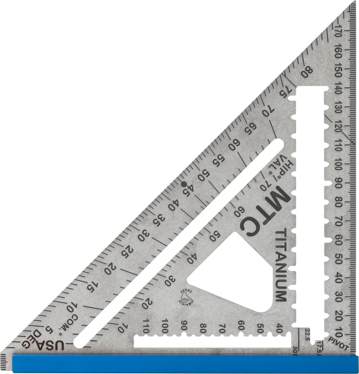 Titanium Rapid Square - Blue Heel - Metric