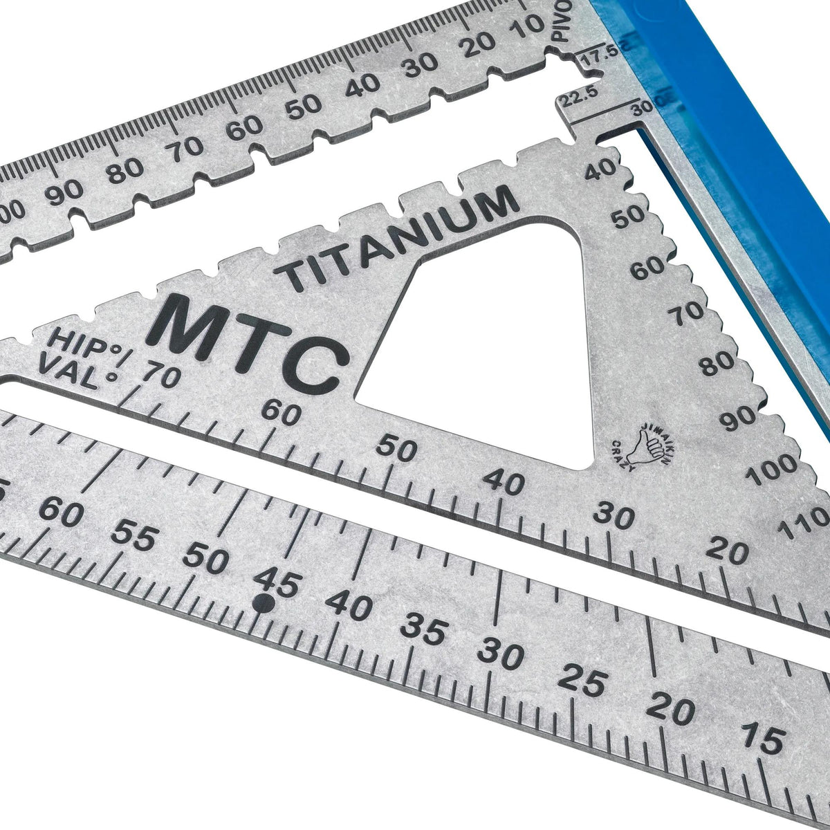 Titanium Rapid Square - Blue Heel - Metric