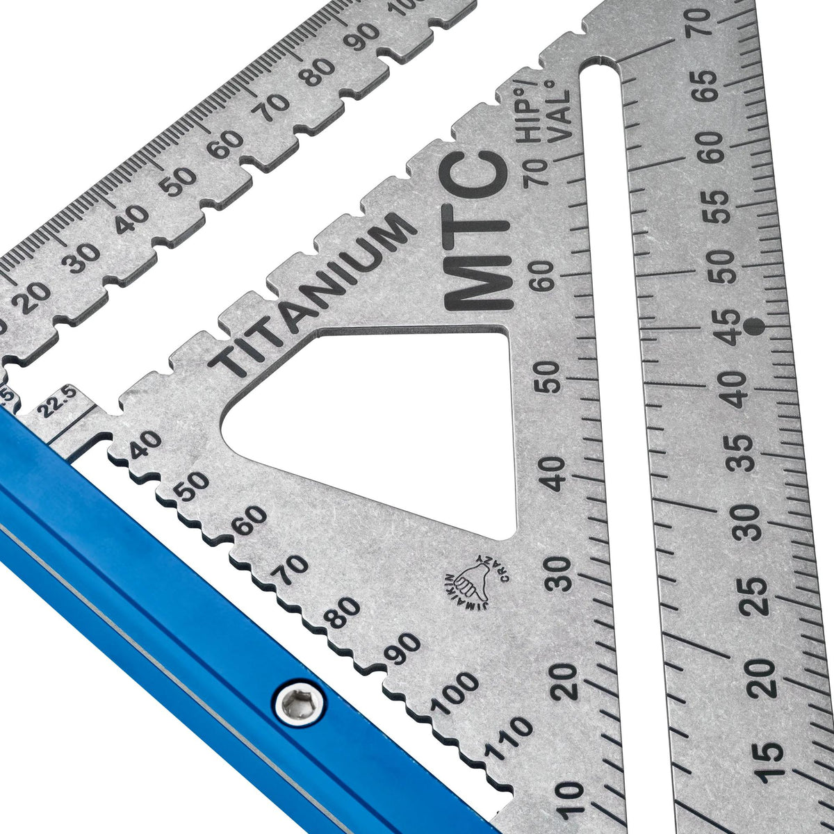 Titanium Rapid Square - Blue Heel - Metric