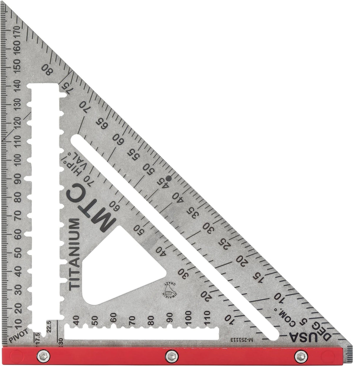 Titanium Rapid Square - Red Heel - Metric
