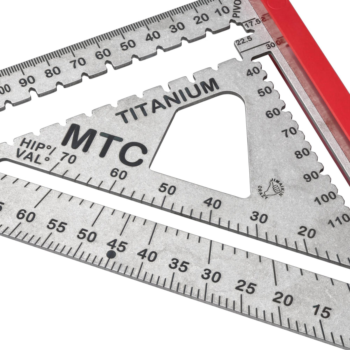 Titanium Rapid Square - Red Heel - Metric